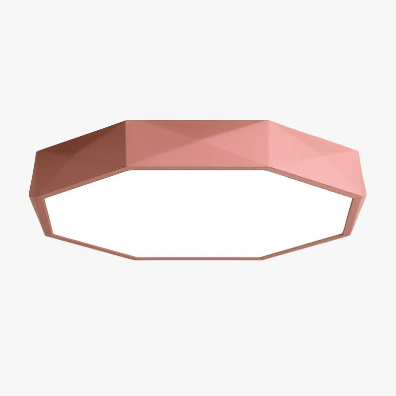 Zynthiar | Ultra Slim Geometric Octagon Acrylic Ceiling Light Fixture