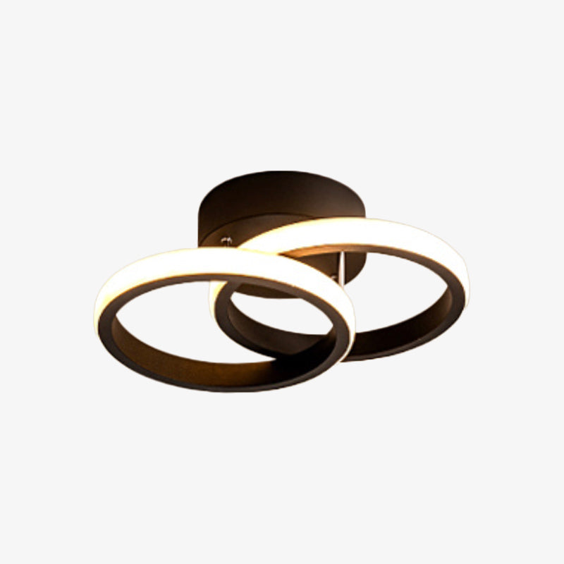 Kendrysk | Sculptural Entwined Loop Contemporary Ceiling Light