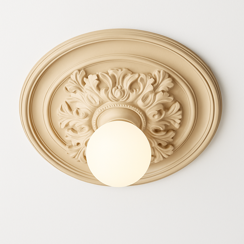 Rostevia | French Retro Carved Ceiling Light