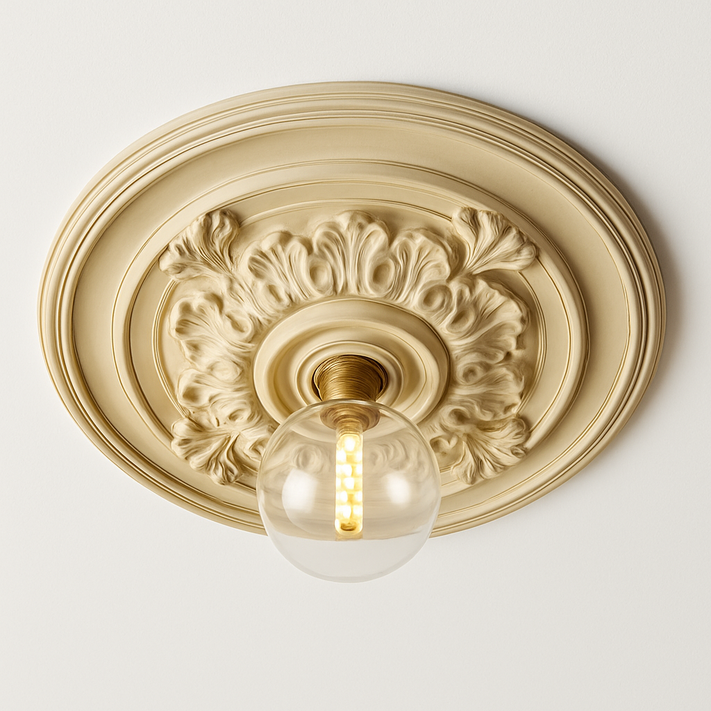 Rostevia | French Retro Carved Ceiling Light
