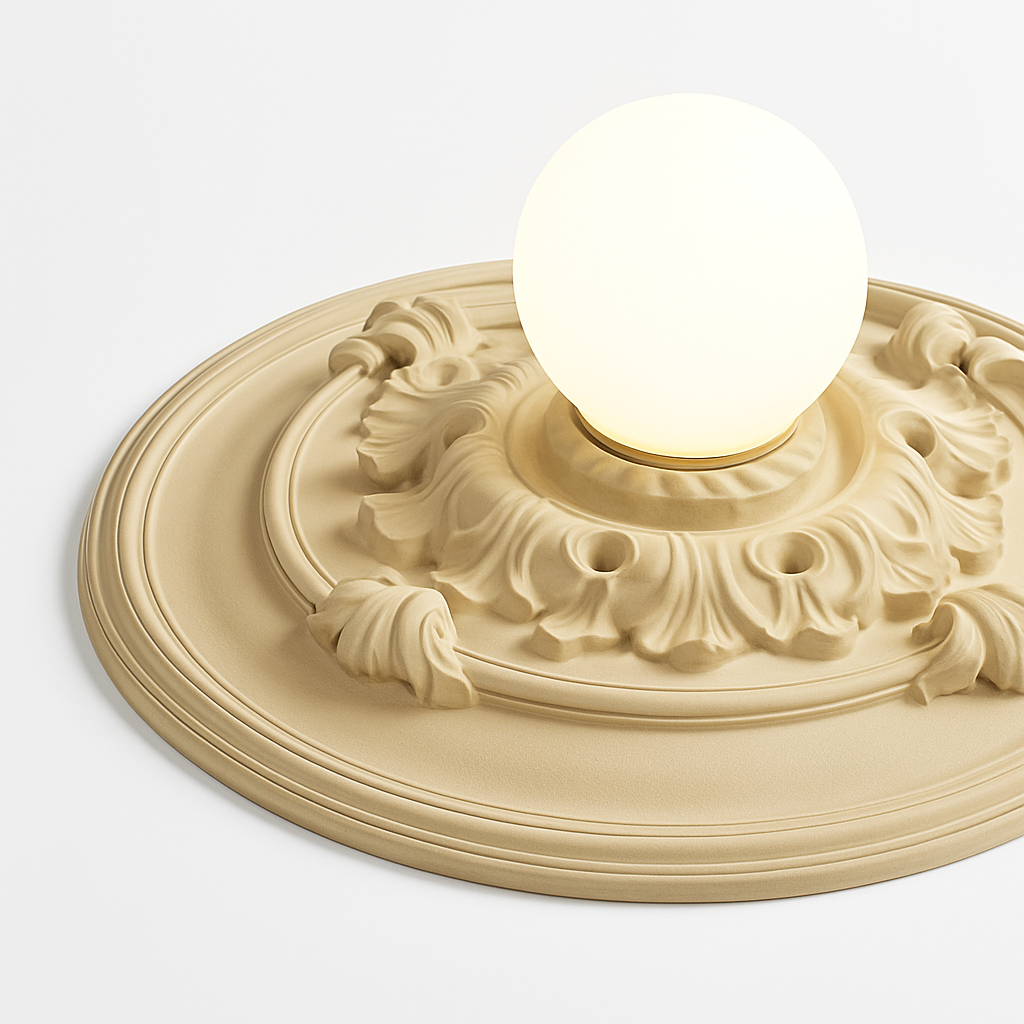 Rostevia | French Retro Carved Ceiling Light
