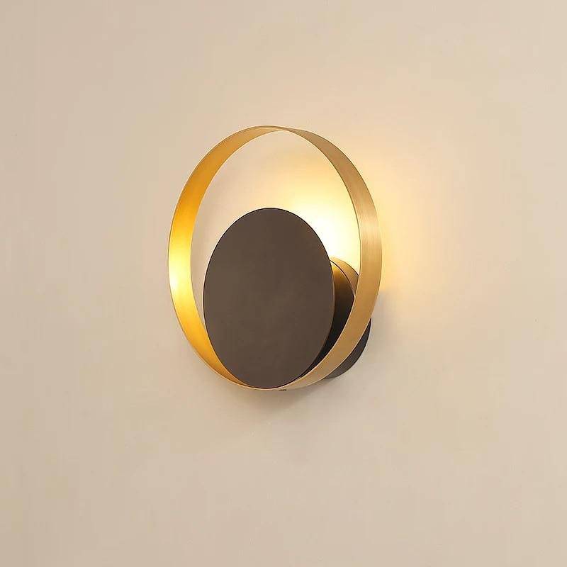 Galathore | Minimalist Celestial Ring Silhouette Wall Light