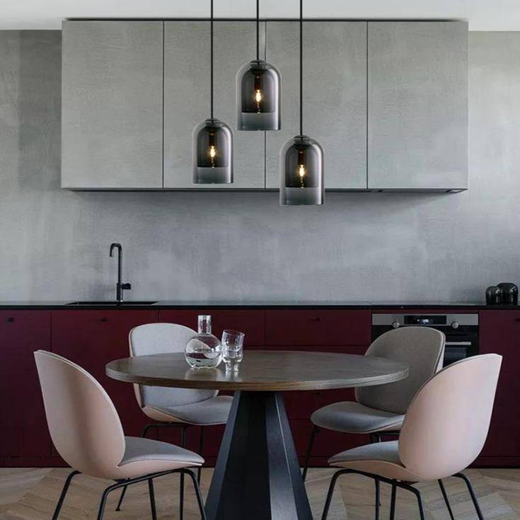 Kendervon | Tubular Tinted Glass Architectural Pendant Light