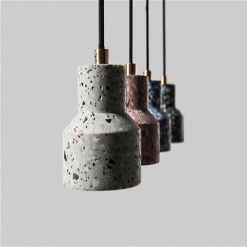 Thryvion | Speckled Stone Texture Dome Pendant Light