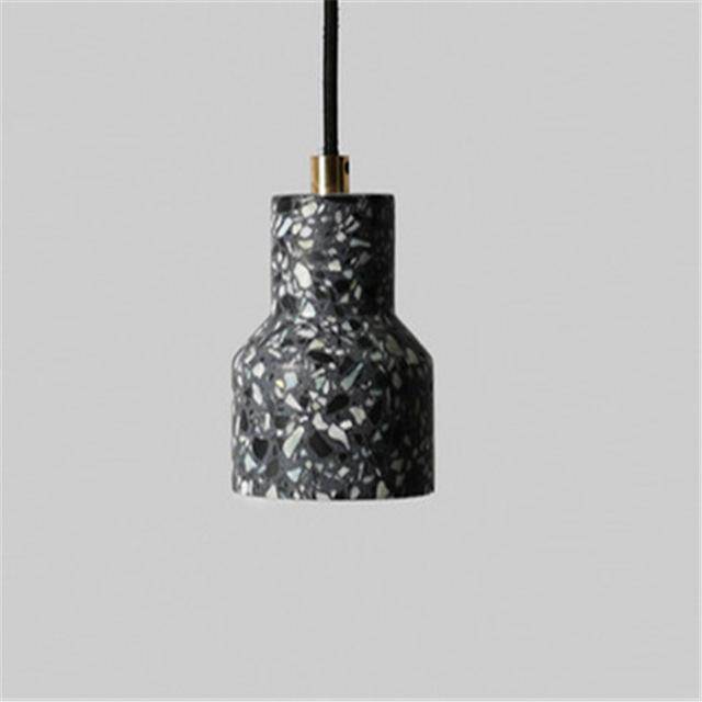 Thryvion | Speckled Stone Texture Dome Pendant Light