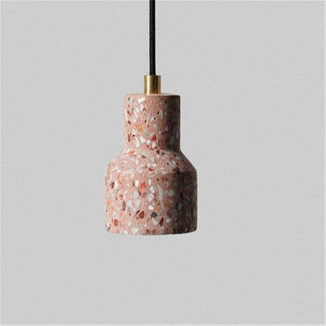 Thryvion | Speckled Stone Texture Dome Pendant Light