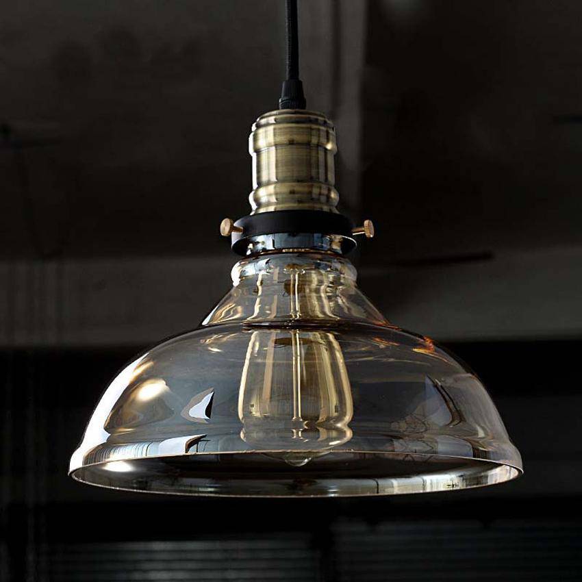 Kelsindra | Vintage Bell Glass Pendant Light
