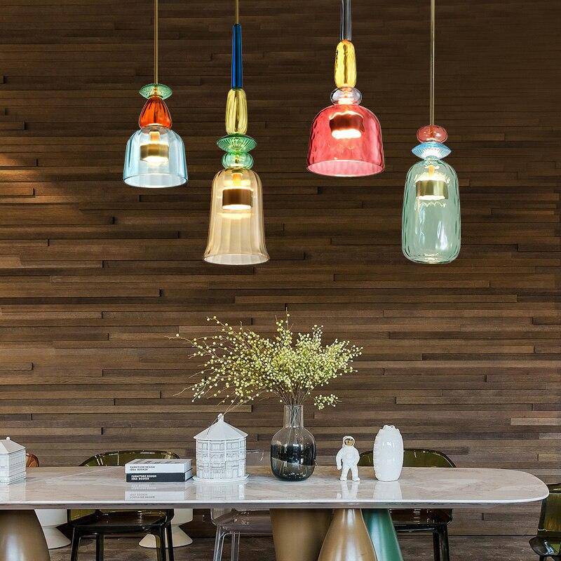 Zynthera | Modern Nordic Glass LED Pendant Light