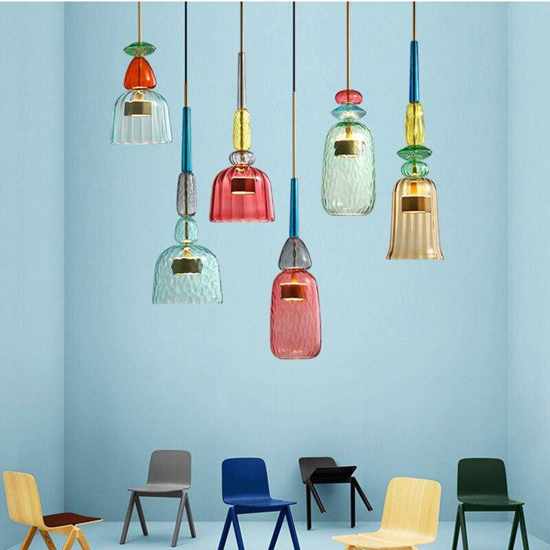 Zynthera | Modern Nordic Glass LED Pendant Light