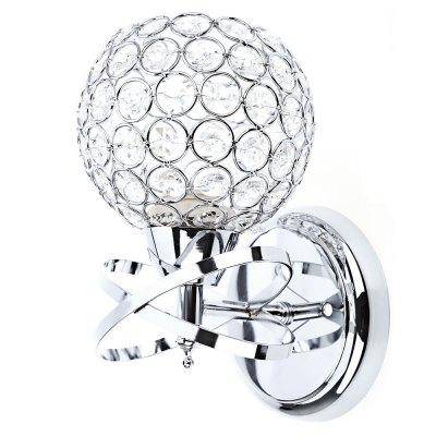 Miravold | Antique Spherical Crystal Ornamented Wall Light