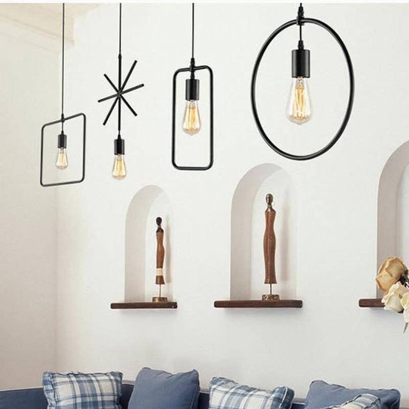 Kenjovik | Geometric Wireframe Silhouette Steel Pendant Light