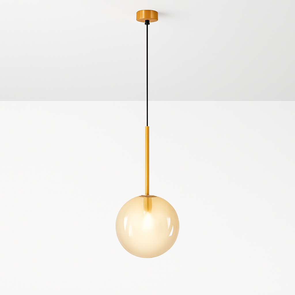 Verqis | Modern Nordic Glass Globe Ball Hanging Pendant Light