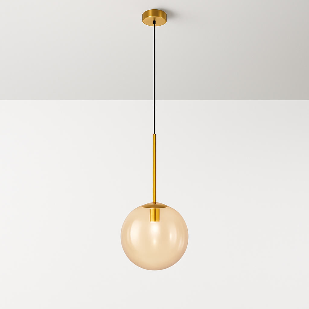 Verqis | Modern Nordic Glass Globe Ball Hanging Pendant Light