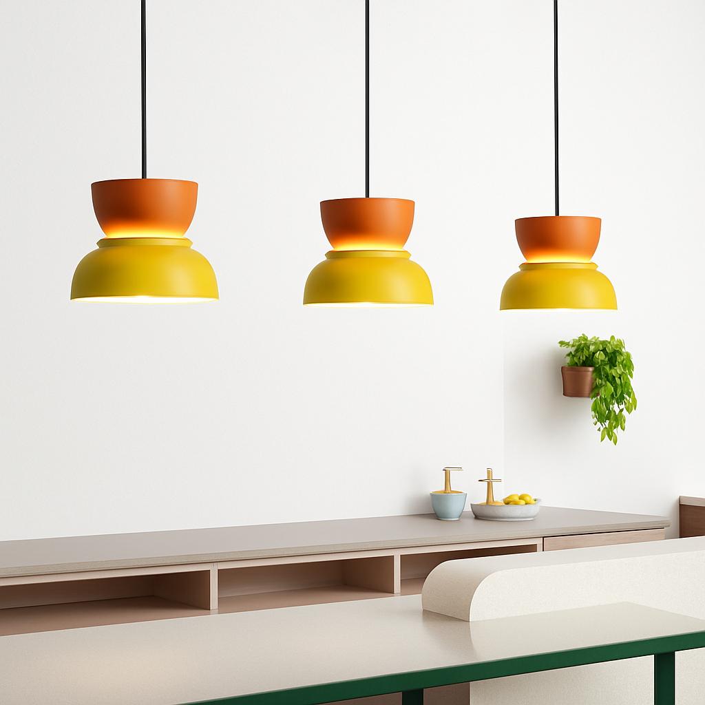 Velryth | Modern Nordic Geometric Metal Pendant Light
