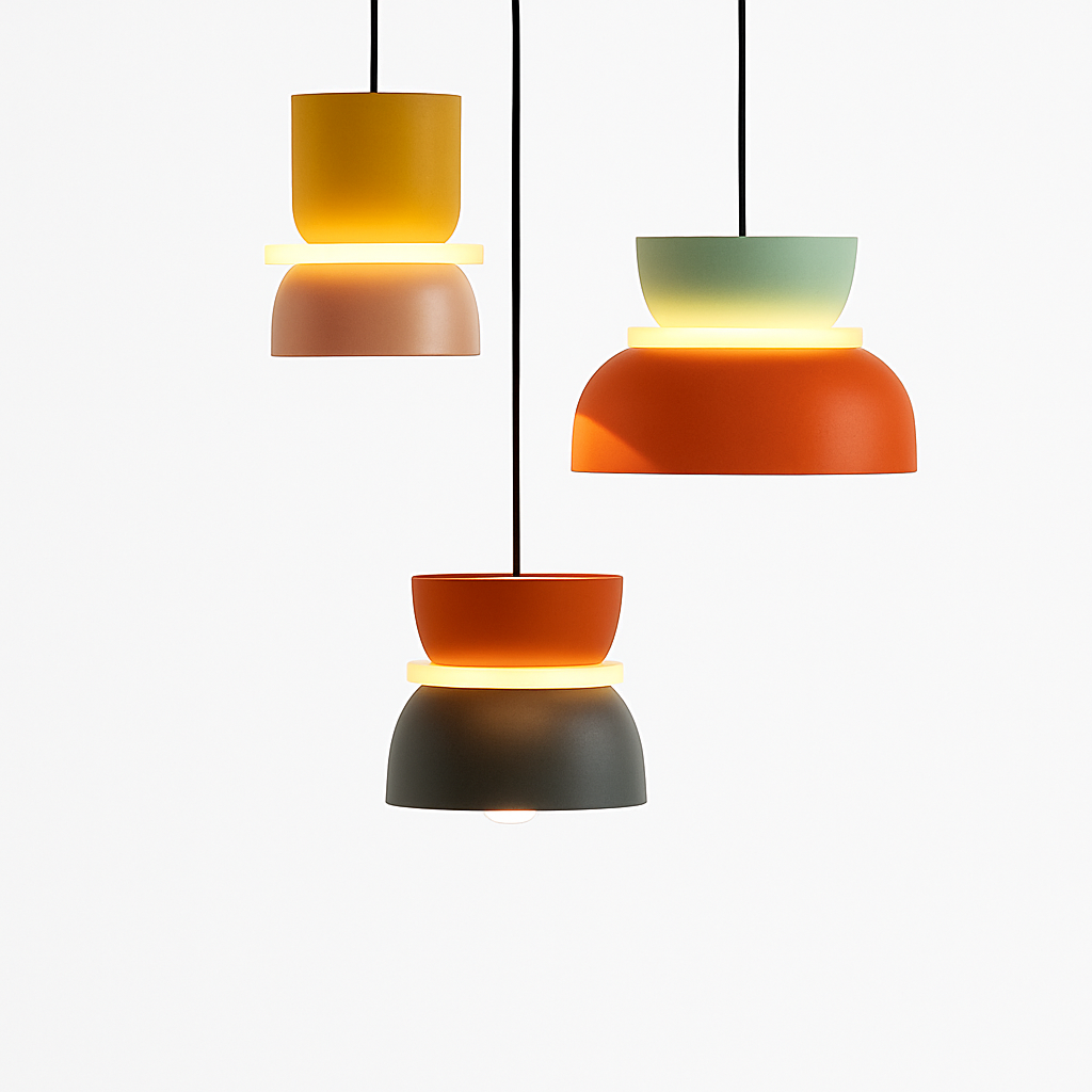 Velryth | Modern Nordic Geometric Metal Pendant Light