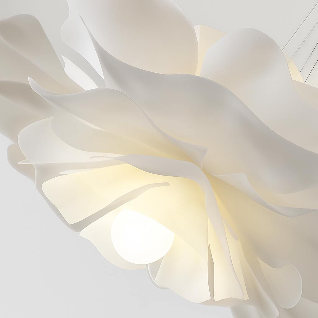 Belvondo | Minimalist Floral Form Layered Pendant Light