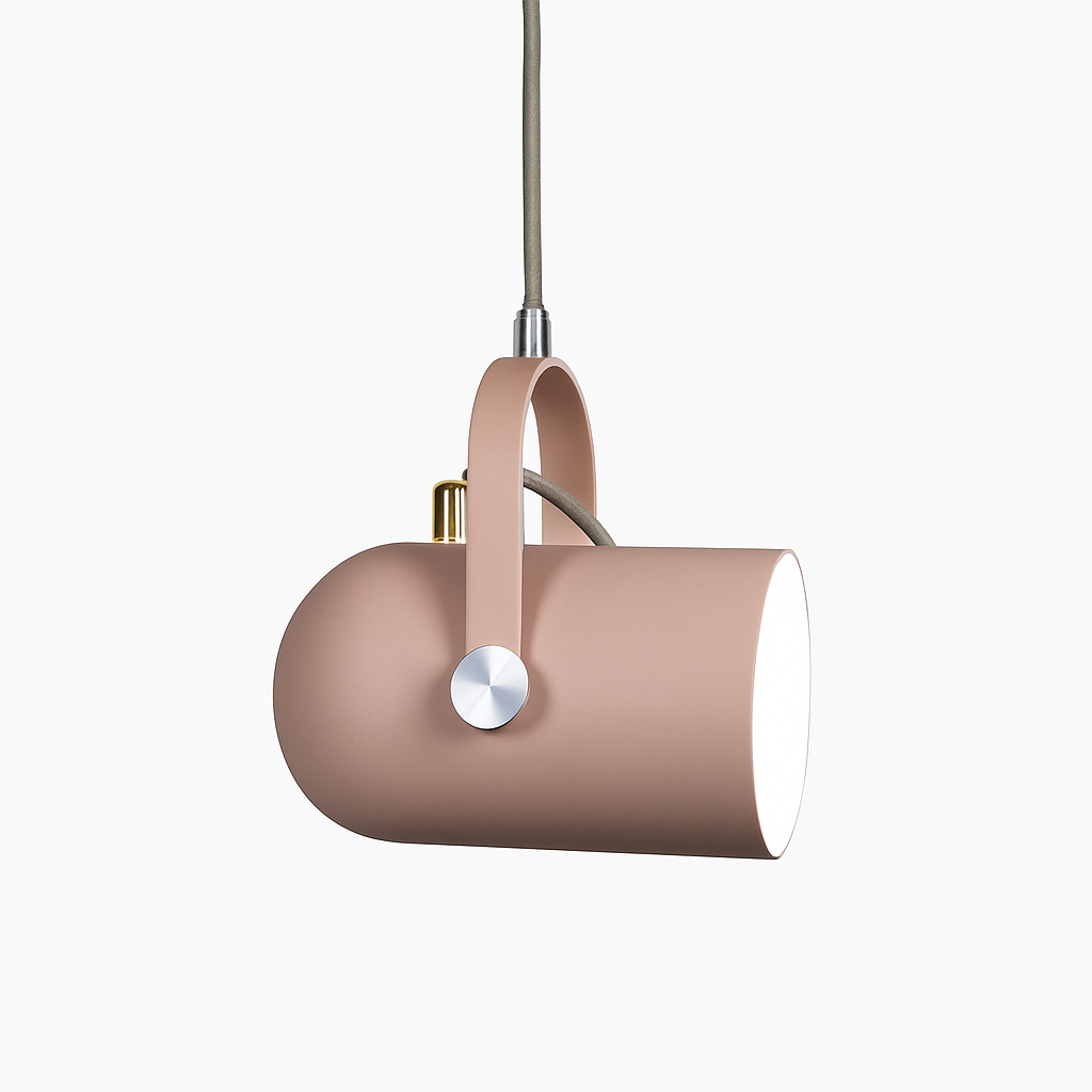 Velvion | Minimalist Aluminum Cylinder Pendant Ceiling Light Fixture