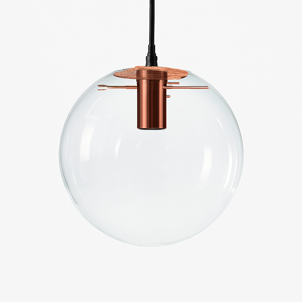 Virellian | Modern Glass Globe LED Pendant Light Sphere