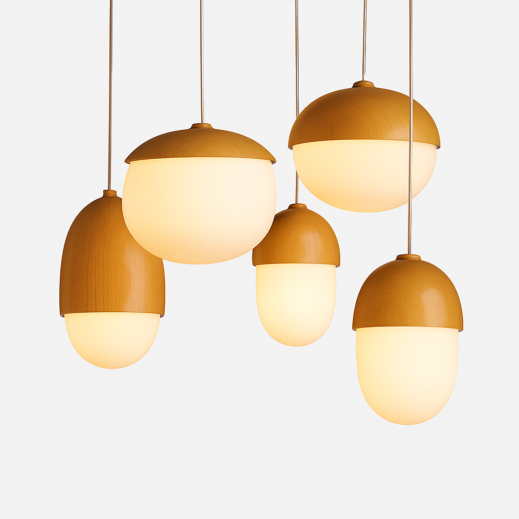 Krismont | Modern Sculptural Oval Silhouette Industrial Pendant Light