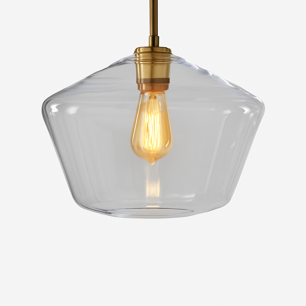 Luvestra | Geometric Spherical Profile Nordic Modern Glass Pendant Light