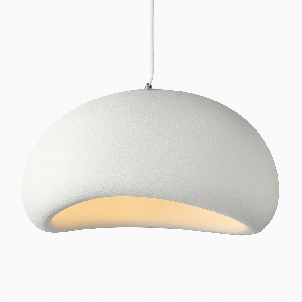 Vedrixle | Modern Sculptural Minimalist Curved Polymer Pendant Light