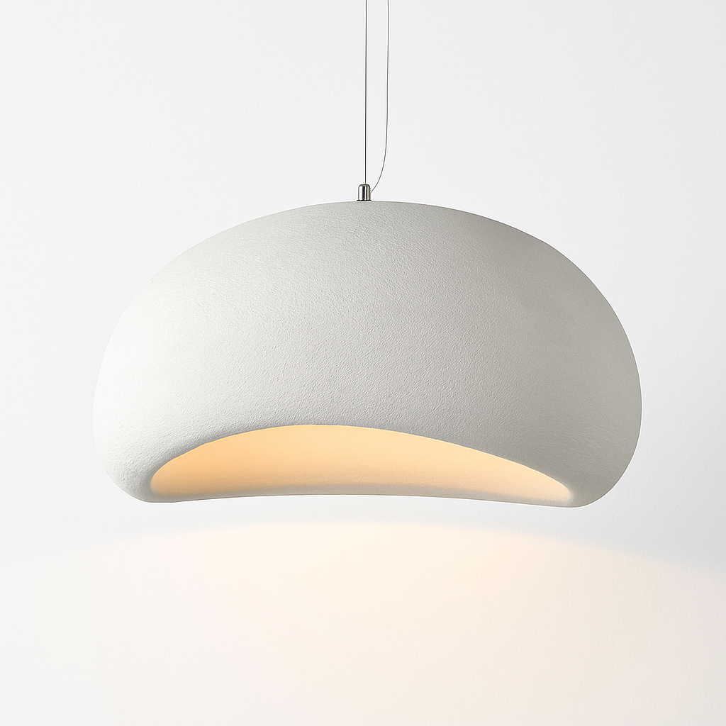 Vedrixle | Modern Sculptural Minimalist Curved Polymer Pendant Light