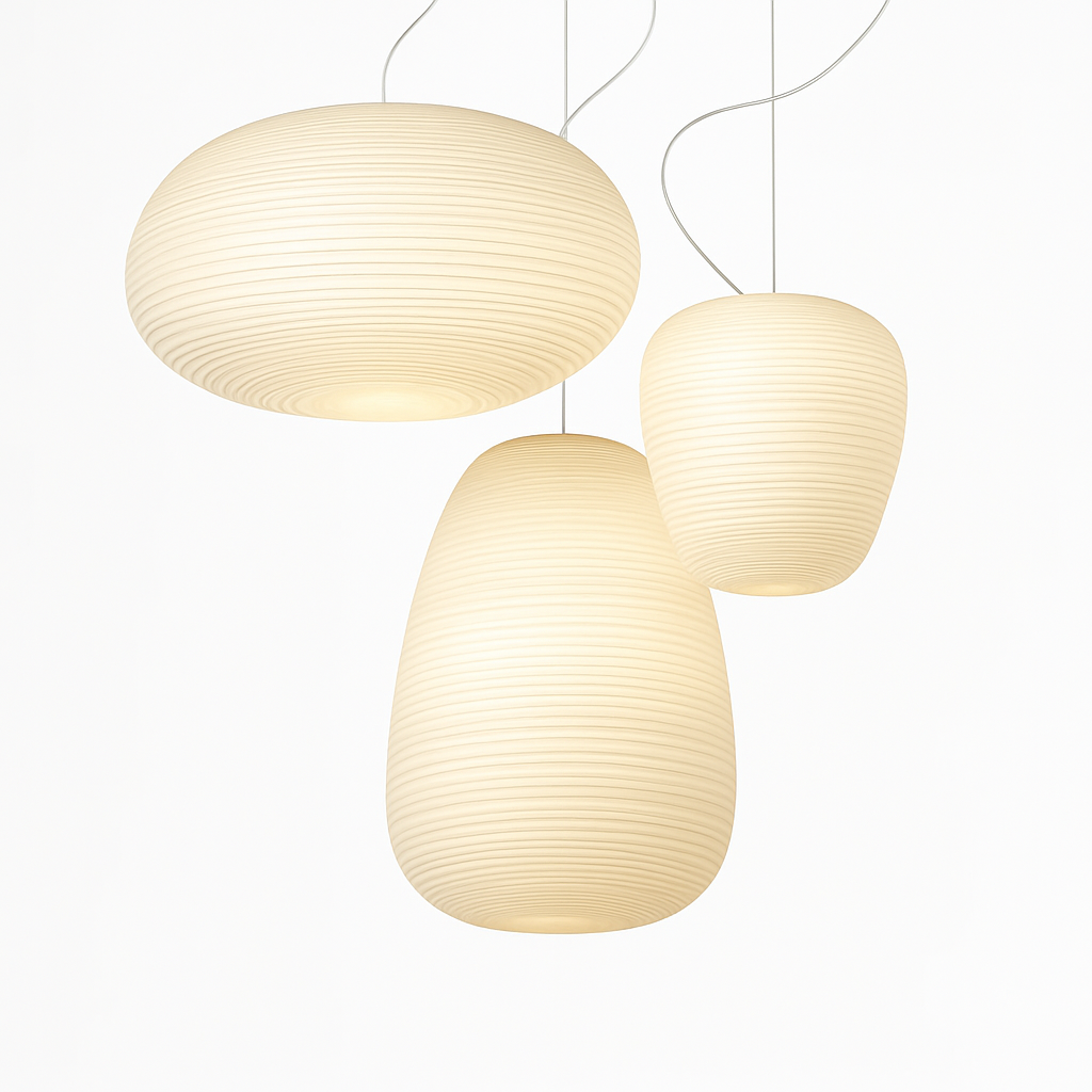 Valmorae | Cocoon Silhouette Frosted Glass Pendant Light