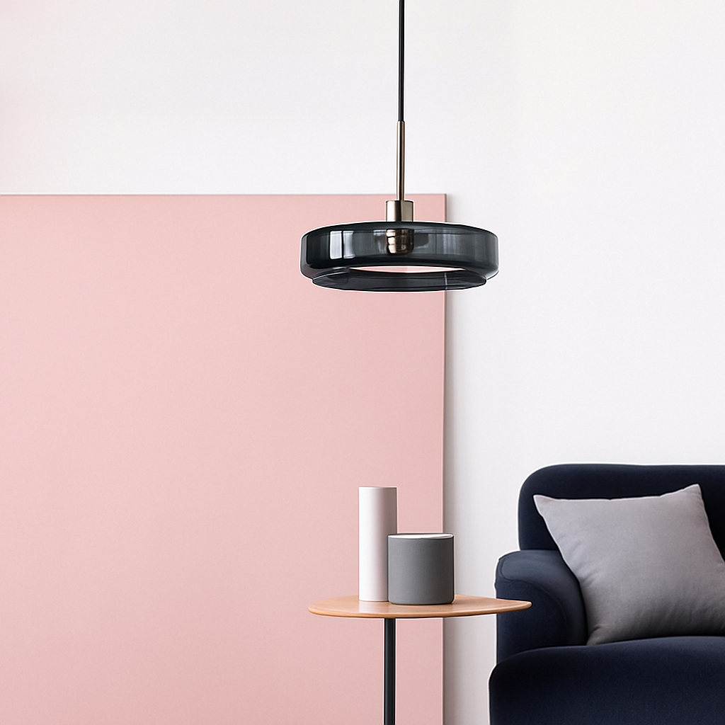 Quenoriz | Nordic Spherical Painted Glass Pendant Light