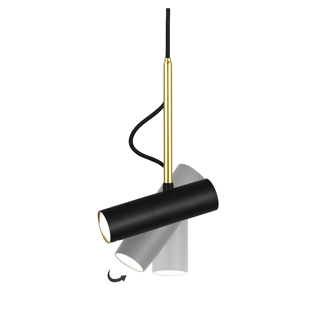 Vyrelon | Minimalist Rod Design Adjustable Pendant Spotlight