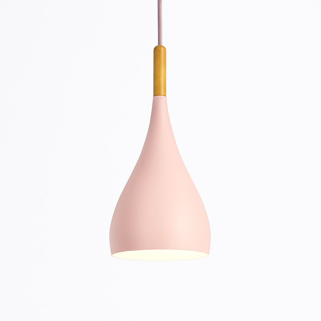 Velrion | Nordic Metal and Wood LED Pendant Ceiling Light