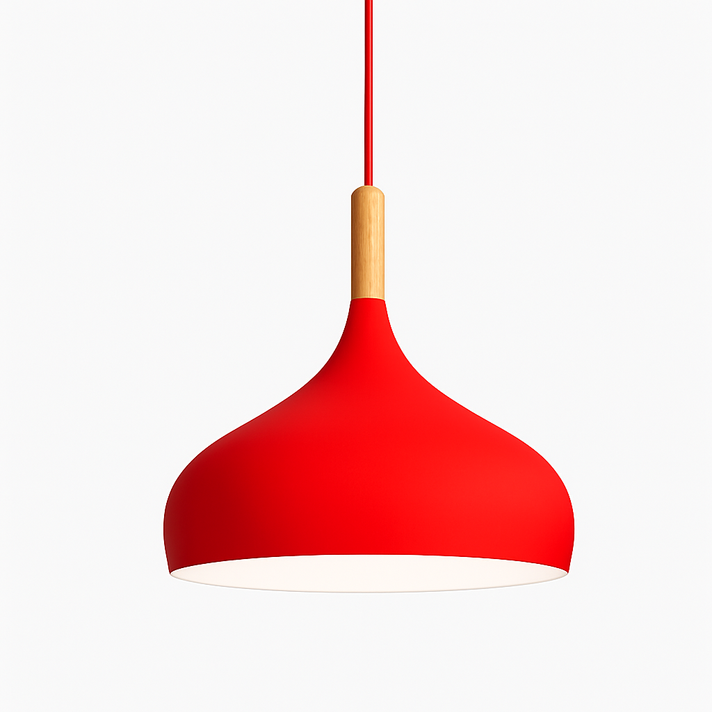Velrion | Nordic Metal and Wood LED Pendant Ceiling Light