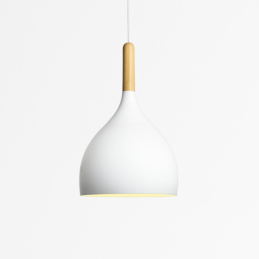 Velrion | Nordic Metal and Wood LED Pendant Ceiling Light