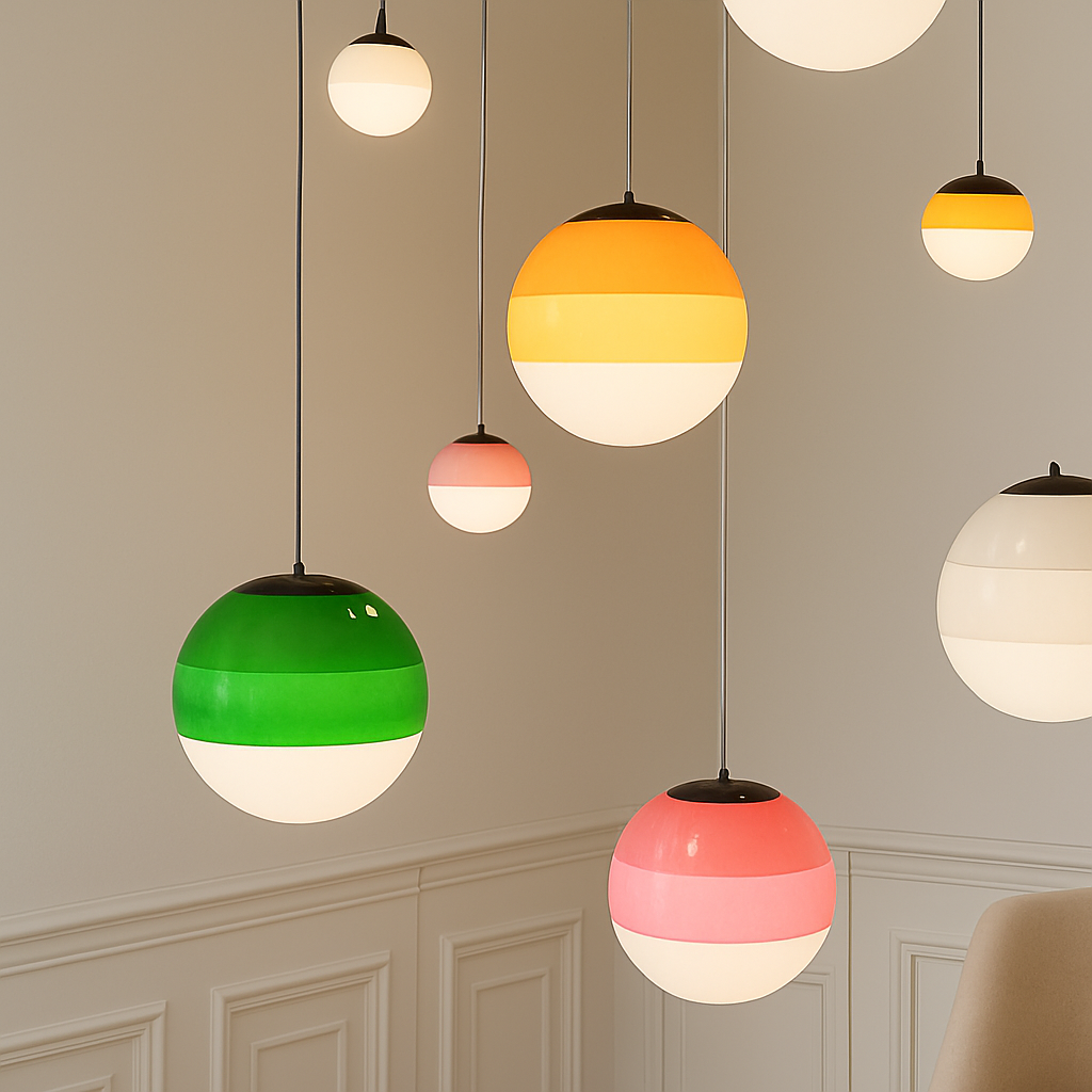 Vantoluxe | Artistic Orbed Gradient Glass Pendant Light