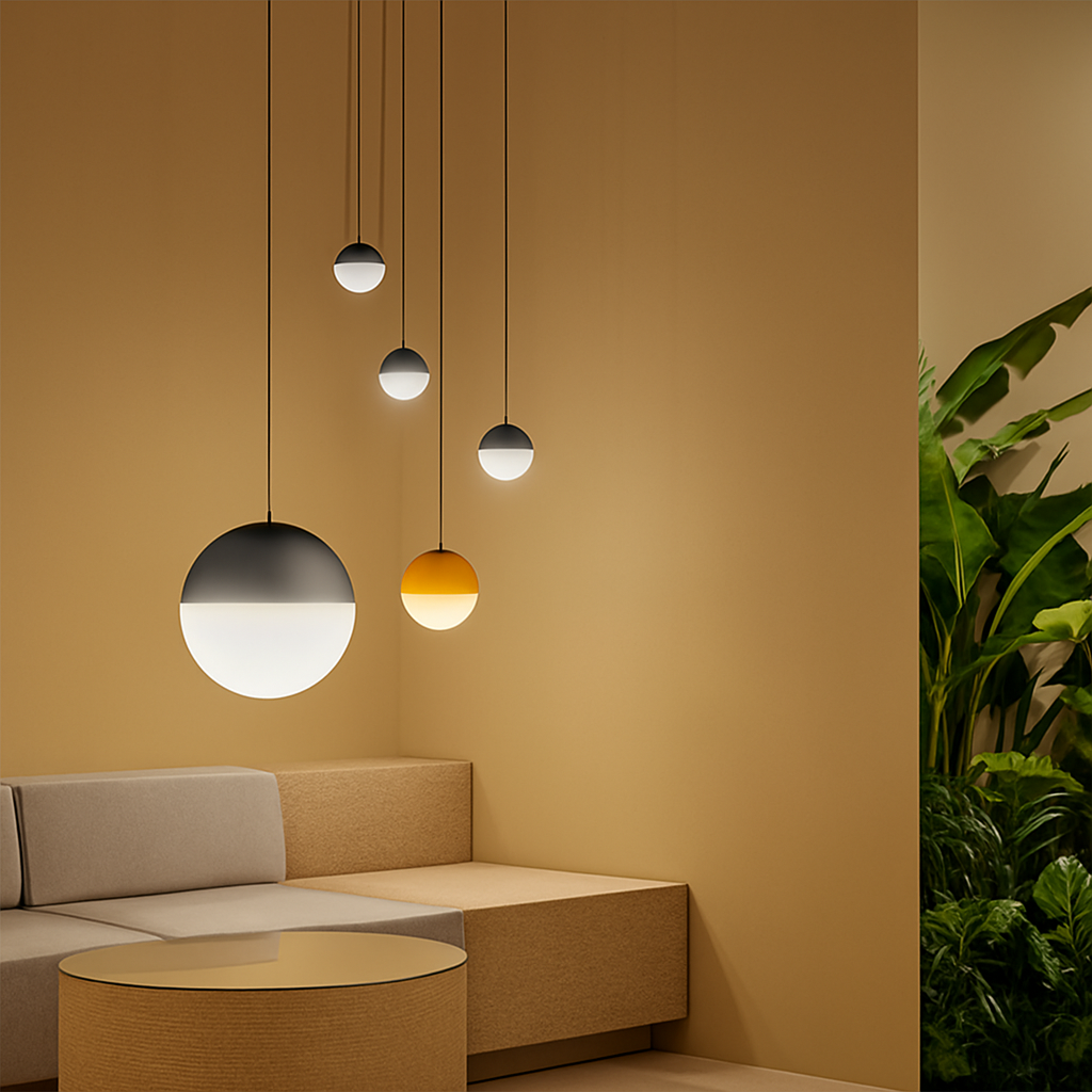 Vantoluxe | Artistic Orbed Gradient Glass Pendant Light