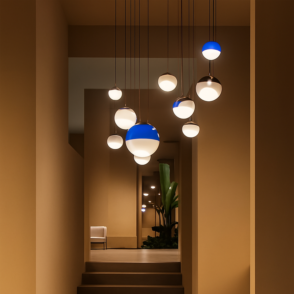 Vantoluxe | Artistic Orbed Gradient Glass Pendant Light