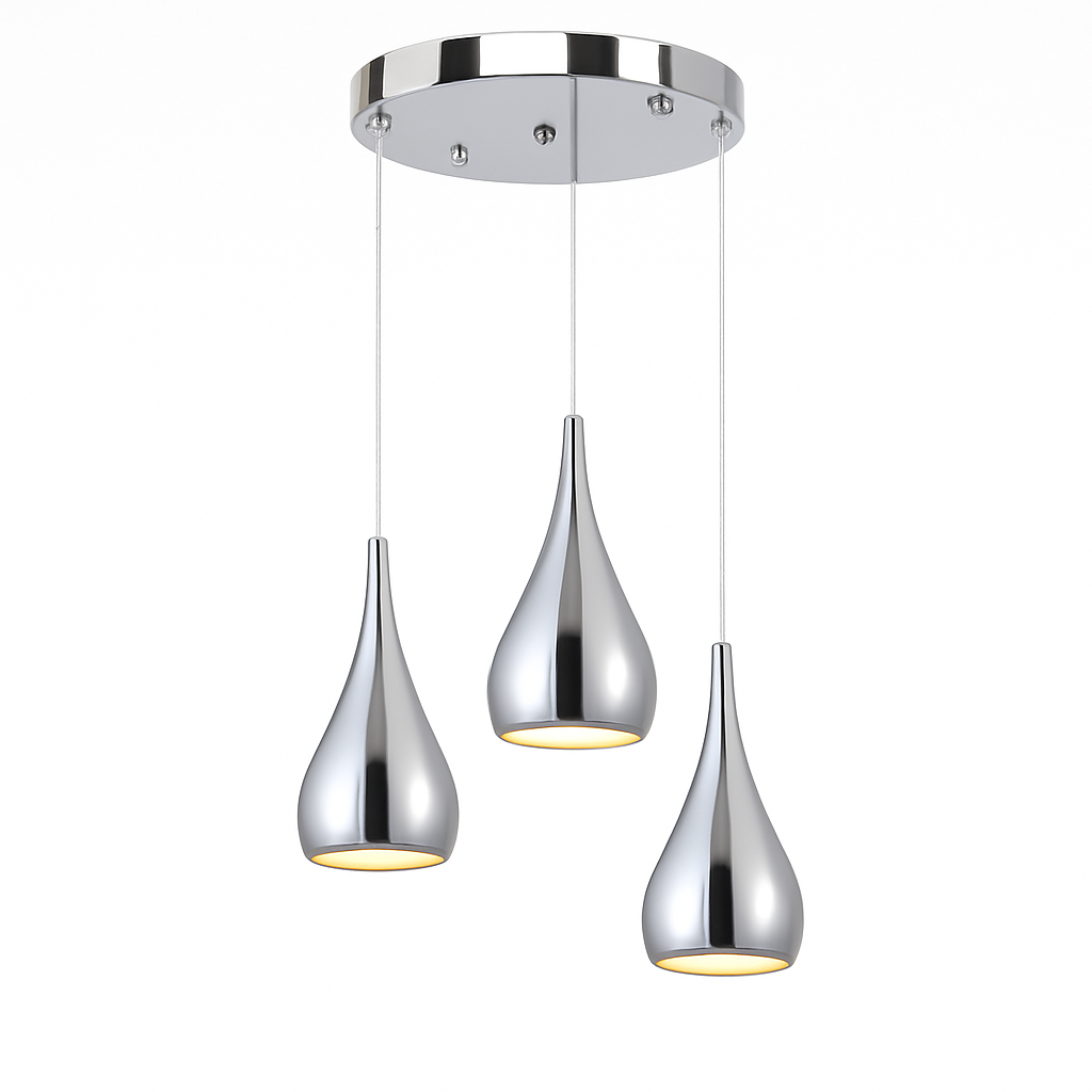 Quorven | Modern Sculpted Hand Shape Pendant Ceiling Light
