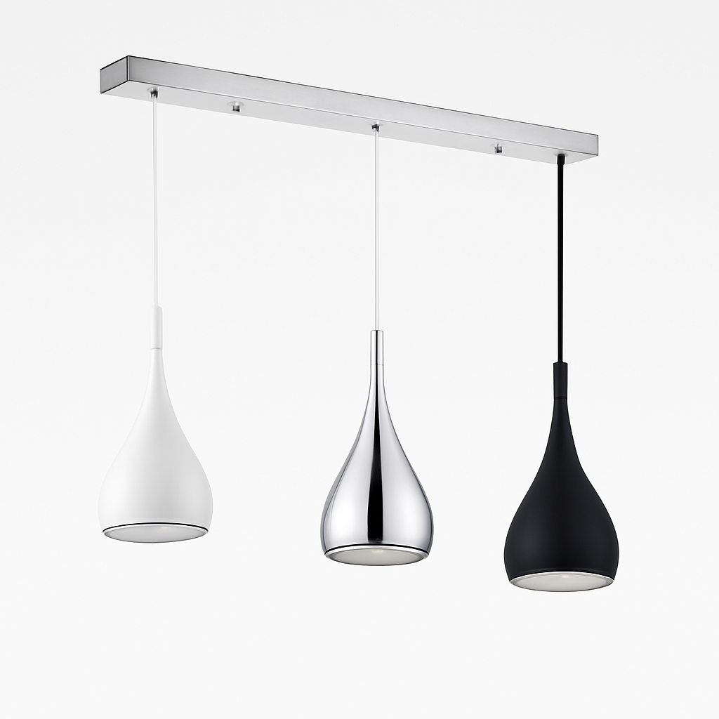 Quorven | Modern Sculpted Hand Shape Pendant Ceiling Light