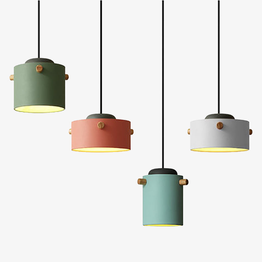 Kaelisth | Modern Geometric Macaron Pendant Light