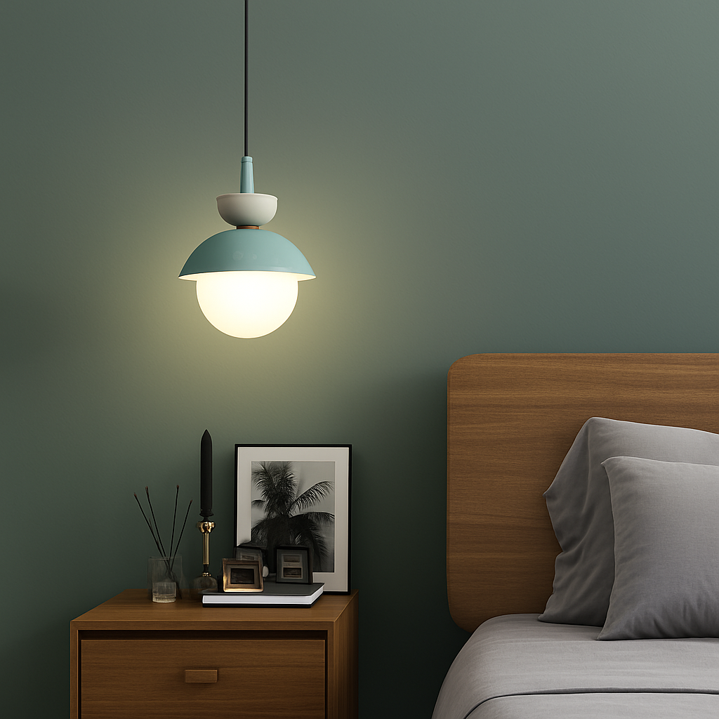 Velsatori | Nordic Circular Frosted Globe Pendant Light