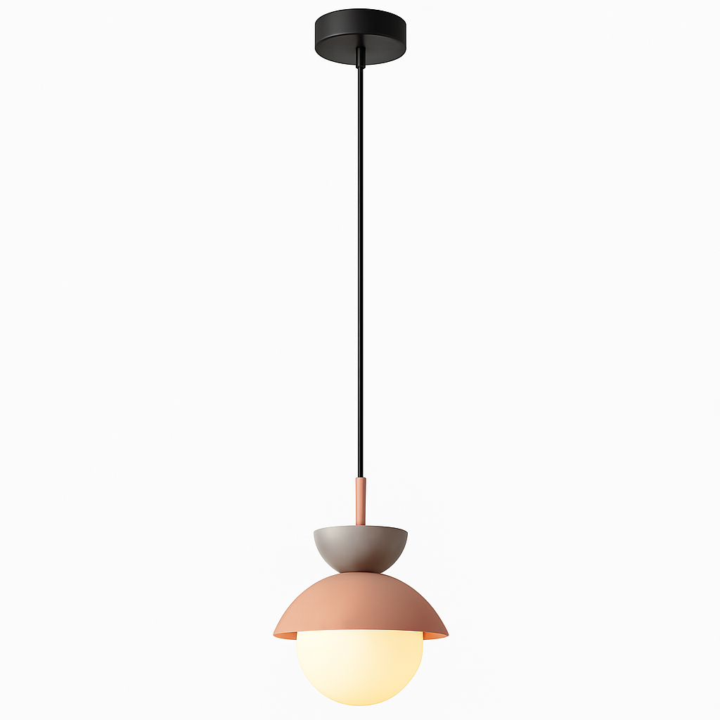 Velsatori | Nordic Circular Frosted Globe Pendant Light