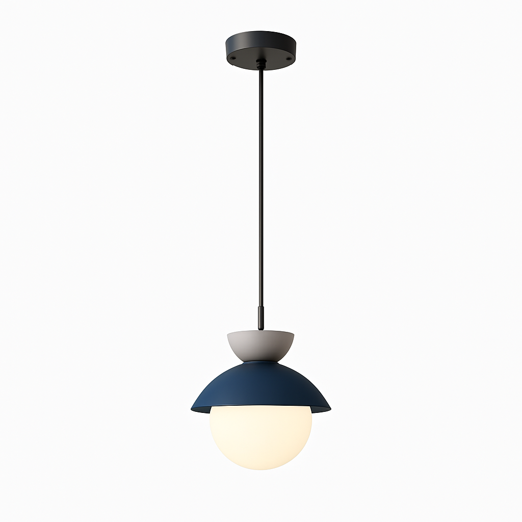 Velsatori | Nordic Circular Frosted Globe Pendant Light