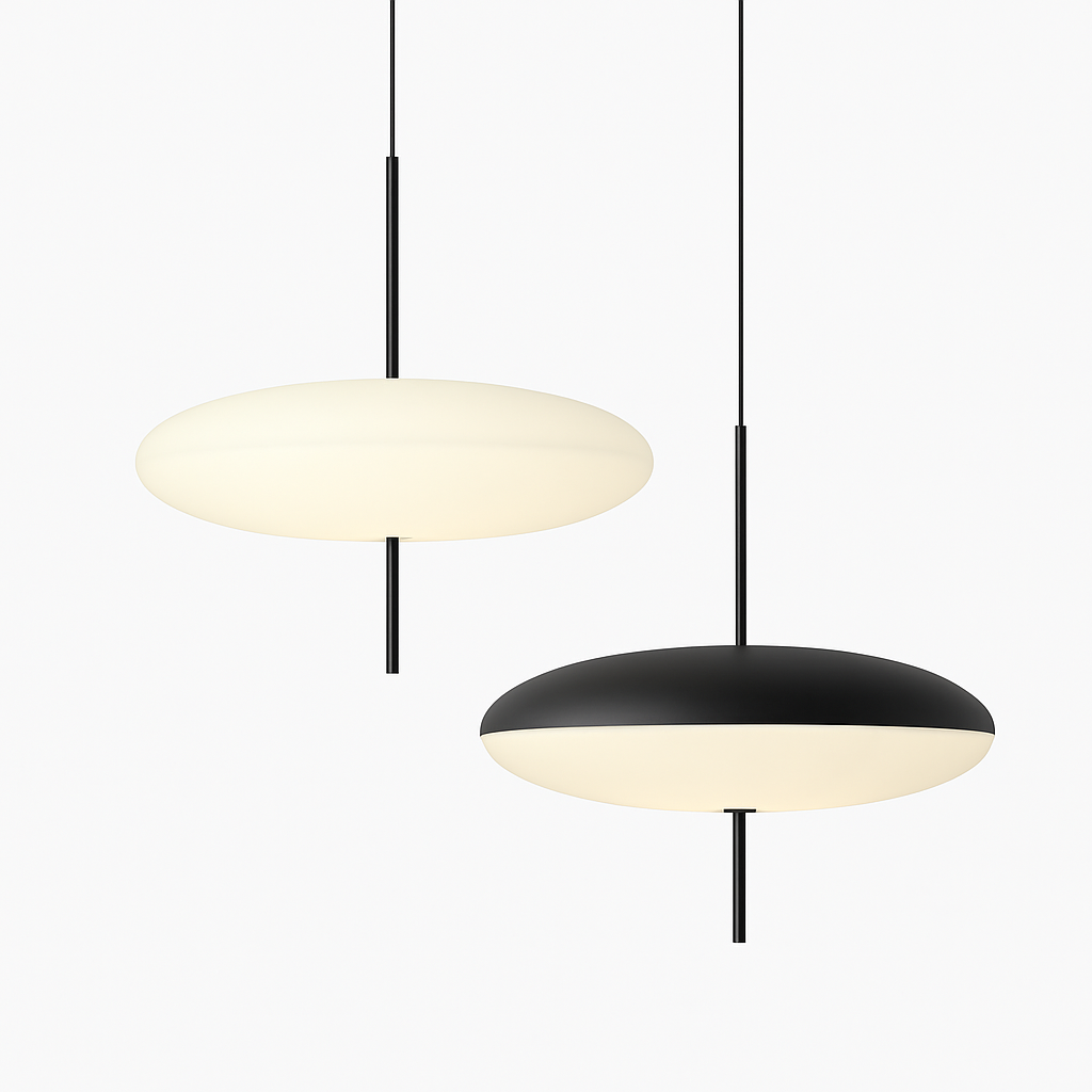 Velvoryn | Modern Flying Saucer Disc Minimalist Metal Pendant Light