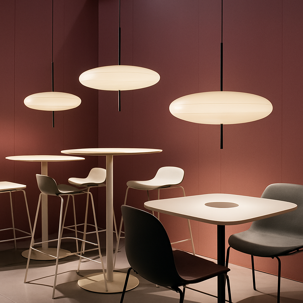 Velvoryn | Modern Flying Saucer Disc Minimalist Metal Pendant Light